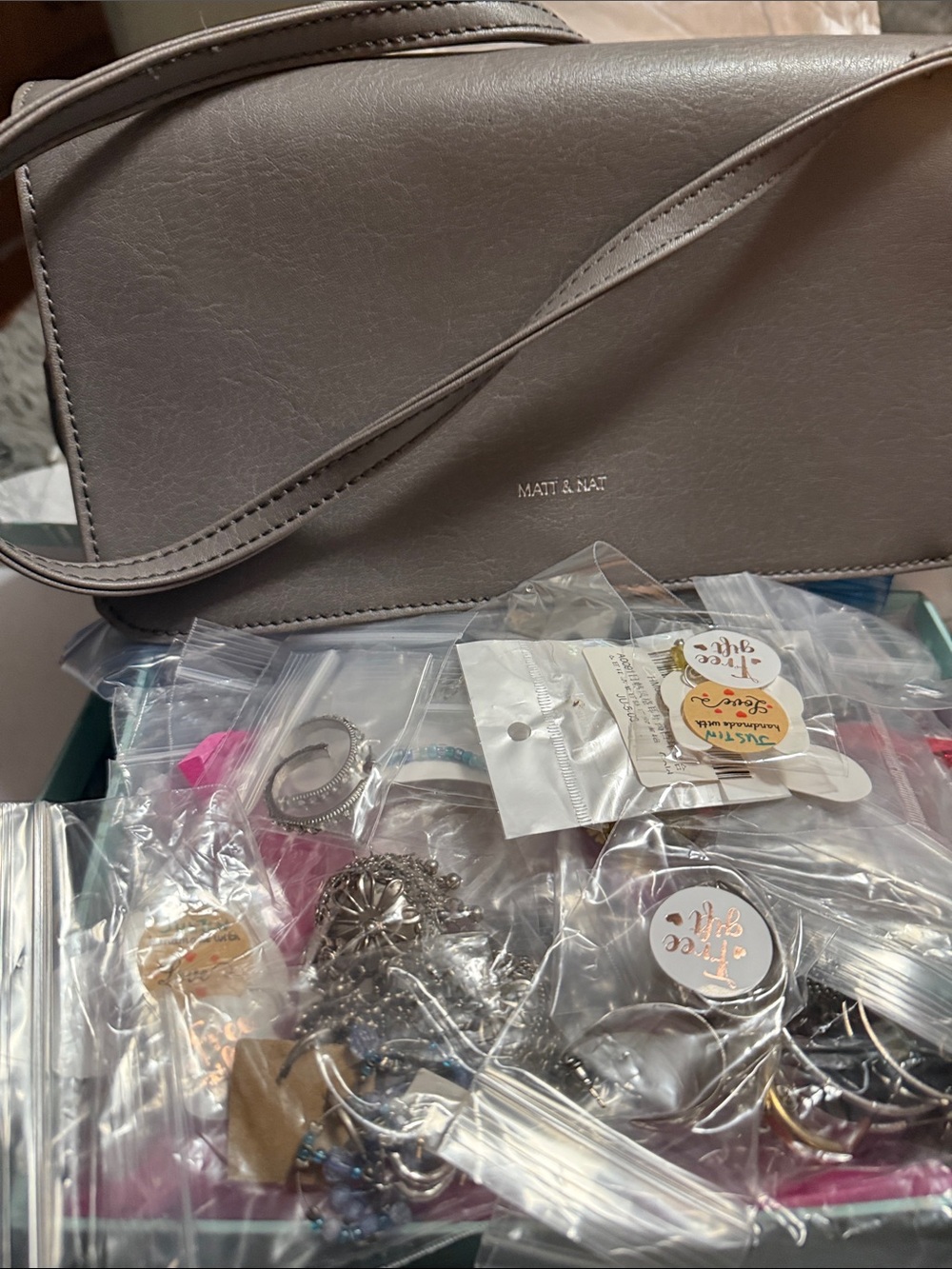 The whole  box all wearable  nice costume including the purse
